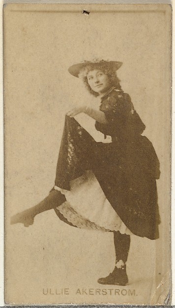 Ullie Akerstrom, from the Actors and Actresses series (N145-8) issued by Duke Sons & Co. to promote Duke Cigarettes