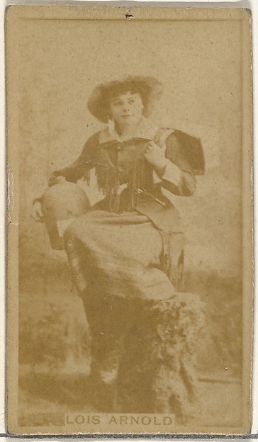Lois Arnold, from the Actors and Actresses series (N145-8) issued by Duke Sons & Co. to promote Duke Cigarettes