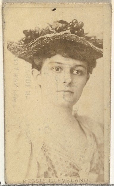Bessie Cleveland, from the Actors and Actresses series (N145-8) issued by Duke Sons & Co. to promote Duke Cigarettes