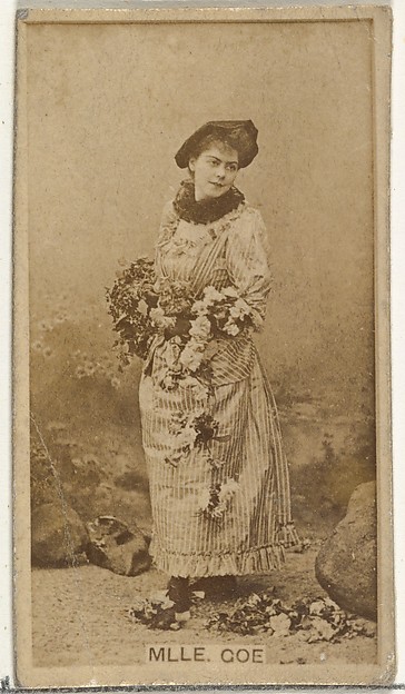 Miss Isabelle Coe, from the Actors and Actresses series (N145-8) issued by Duke Sons & Co. to promote Duke Cigarettes