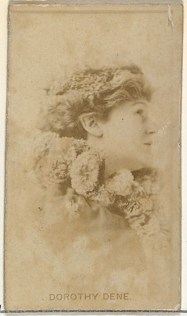 Dorothy Dene, from the Actors and Actresses series (N145-8) issued by Duke Sons & Co. to promote Duke Cigarettes