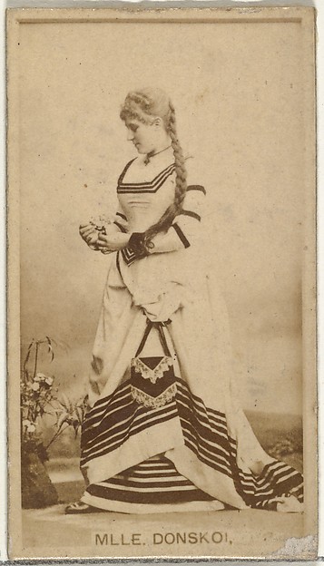 Mlle. Donsko, from the Actors and Actresses series (N145-8) issued by Duke Sons & Co. to promote Duke Cigarettes