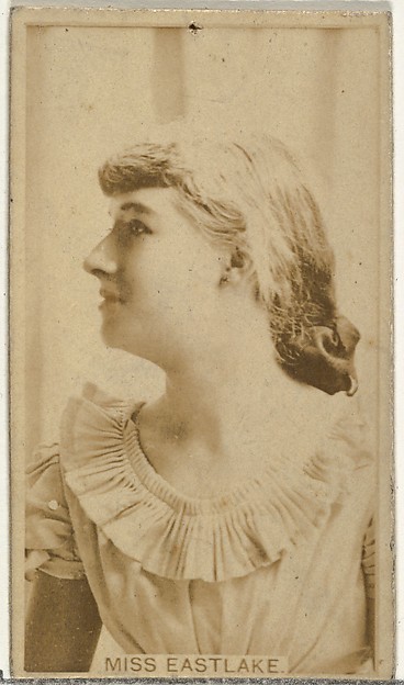 Miss Eastlake, from the Actors and Actresses series (N145-8) issued by Duke Sons & Co. to promote Duke Cigarettes