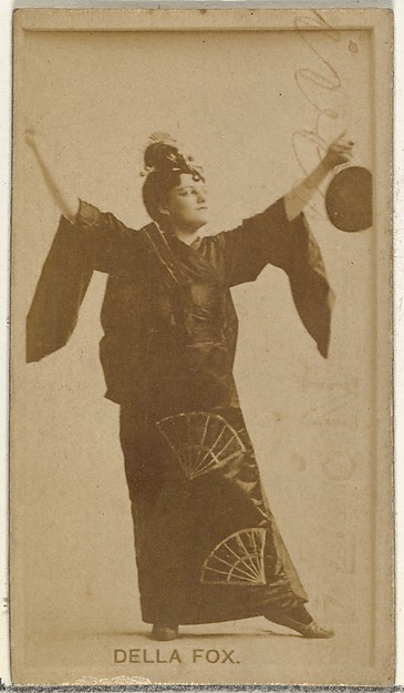 Della Fox, from the Actors and Actresses series (N145-8) issued by Duke Sons & Co. to promote Duke Cigarettes