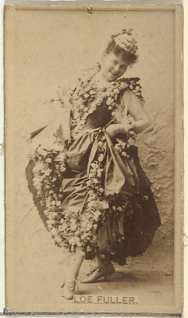 Loe Fuller, from the Actors and Actresses series (N145-8) issued by Duke Sons & Co. to promote Duke Cigarettes