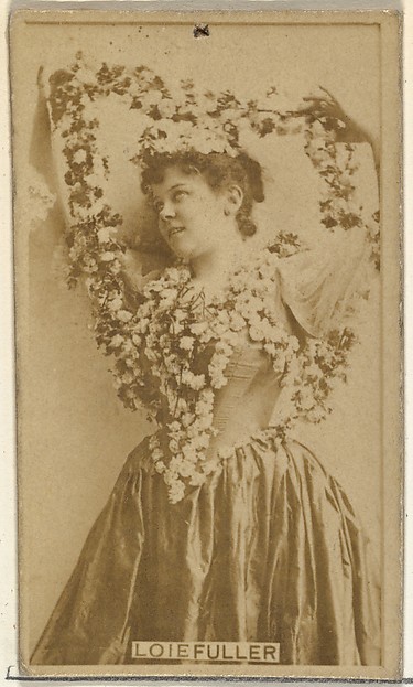 Loie Fuller, from the Actors and Actresses series (N145-8) issued by Duke Sons & Co. to promote Duke Cigarettes