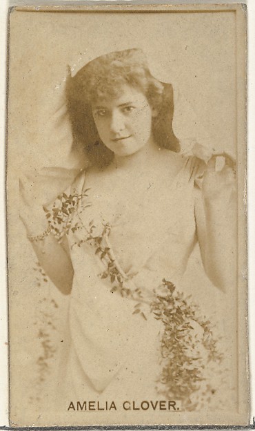 Amelia Glover, from the Actors and Actresses series (N145-8) issued by Duke Sons & Co. to promote Duke Cigarettes