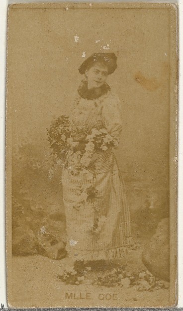 Mlle. Goe, from the Actors and Actresses series (N145-8) issued by Duke Sons & Co. to promote Duke Cigarettes