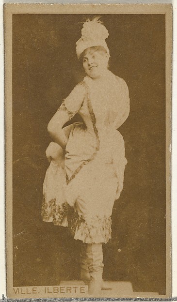 Mlle. Ilberte, from the Actors and Actresses series (N145-8) issued by Duke Sons & Co. to promote Duke Cigarettes