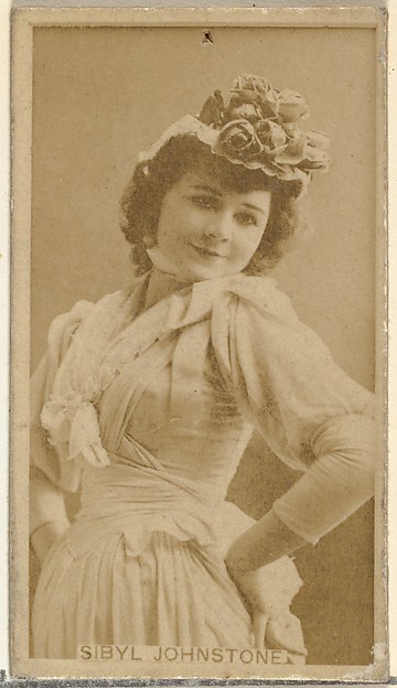 Sibyl Johnstone, from the Actors and Actresses series (N145-8) issued by Duke Sons & Co. to promote Duke Cigarettes