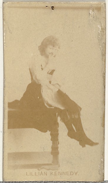 Lillian Kennedy, from the Actors and Actresses series (N145-8) issued by Duke Sons & Co. to promote Duke Cigarettes