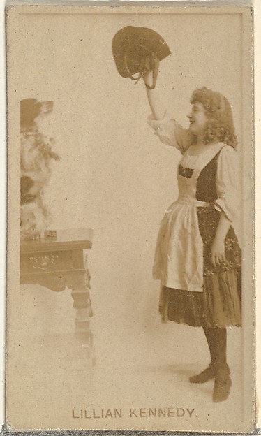 Lillian Kennedy, from the Actors and Actresses series (N145-8) issued by Duke Sons & Co. to promote Duke Cigarettes