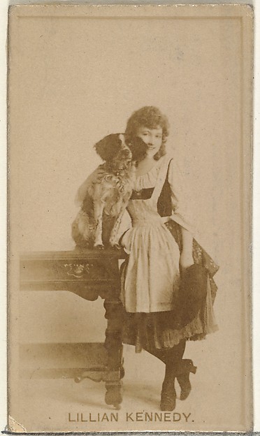 Lillian Kennedy, from the Actors and Actresses series (N145-8) issued by Duke Sons & Co. to promote Duke Cigarettes