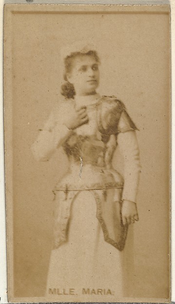 Mlle. Maria, from the Actors and Actresses series (N145-8) issued by Duke Sons & Co. to promote Duke Cigarettes