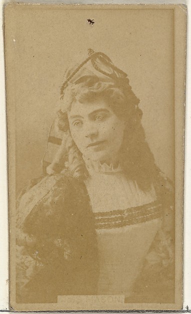 Miss Mason, from the Actors and Actresses series (N145-8) issued by Duke Sons & Co. to promote Duke Cigarettes