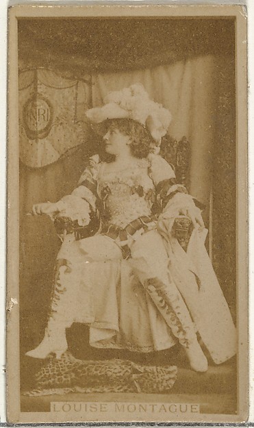 Louise Montague, from the Actors and Actresses series (N145-8) issued by Duke Sons & Co. to promote Duke Cigarettes