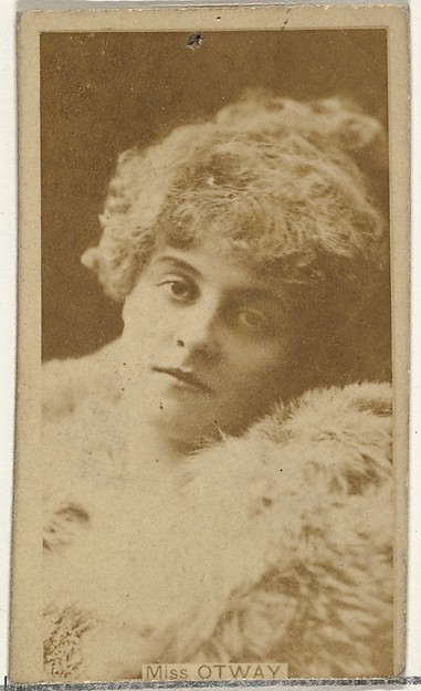 Miss Otway, from the Actors and Actresses series (N145-8) issued by Duke Sons & Co. to promote Duke Cigarettes