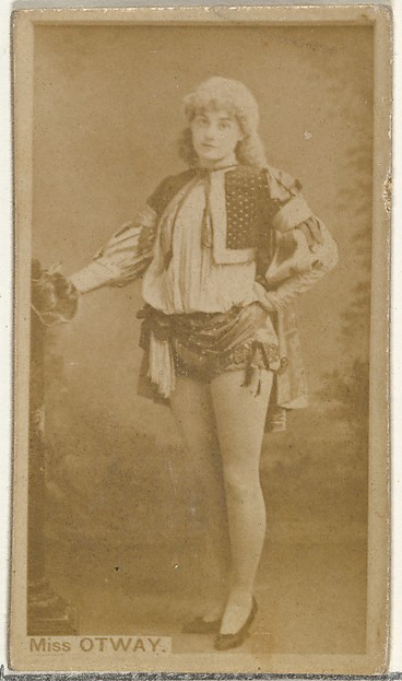 Miss Otway, from the Actors and Actresses series (N145-8) issued by Duke Sons & Co. to promote Duke Cigarettes
