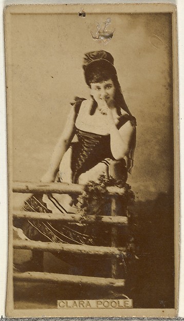 Clara Poole, from the Actors and Actresses series (N145-8) issued by Duke Sons & Co. to promote Duke Cigarettes