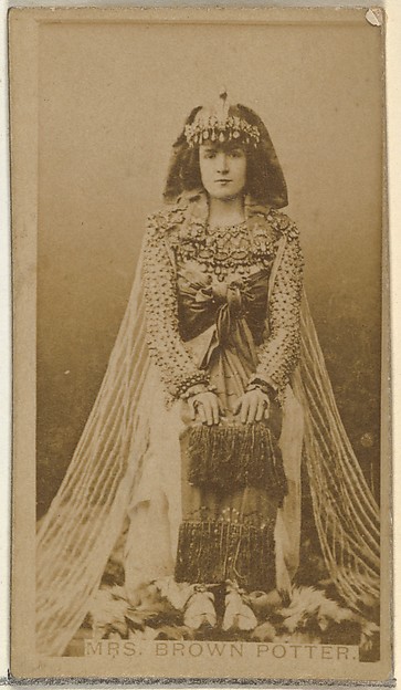 Mrs. J. Brown Potter, from the Actors and Actresses series (N145-8) issued by Duke Sons & Co. to promote Duke Cigarettes