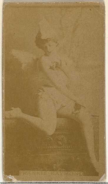 Frankie Raymond, from the Actors and Actresses series (N145-8) issued by Duke Sons & Co. to promote Duke Cigarettes