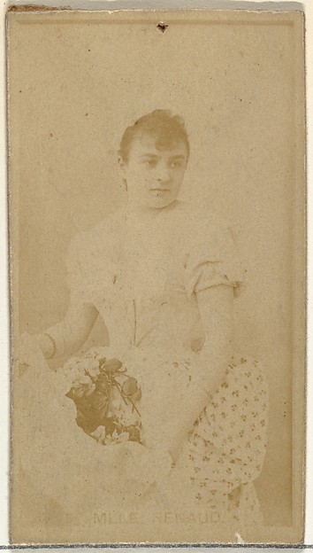 Mlle. Renaud, from the Actors and Actresses series (N145-8) issued by Duke Sons & Co. to promote Duke Cigarettes