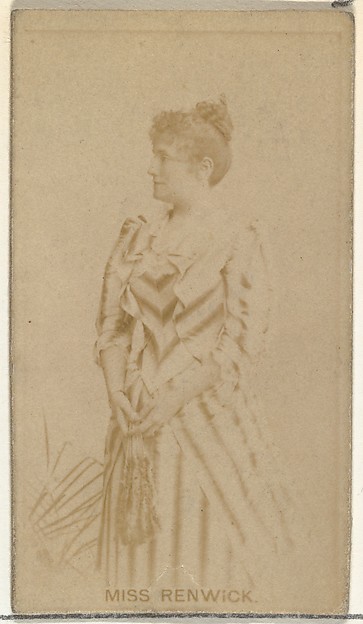 Miss Renwick, from the Actors and Actresses series (N145-8) issued by Duke Sons & Co. to promote Duke Cigarettes