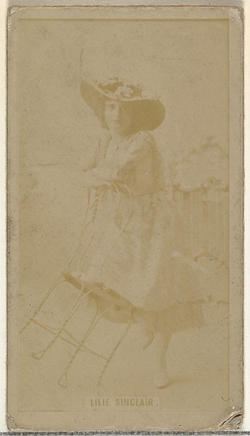 Lilie Sinclair, from the Actors and Actresses series (N145-8) issued by Duke Sons & Co. to promote Duke Cigarettes