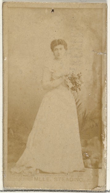 Mlle. Steading, from the Actors and Actresses series (N145-8) issued by Duke Sons & Co. to promote Duke Cigarettes