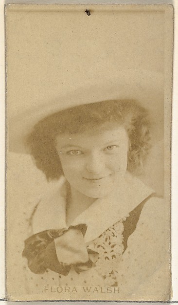 Flora Walsh, from the Actors and Actresses series (N145-8) issued by Duke Sons & Co. to promote Duke Cigarettes