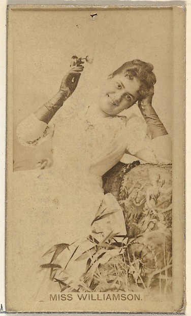 Miss Williamson, from the Actors and Actresses series (N145-8) issued by Duke Sons & Co. to promote Duke Cigarettes