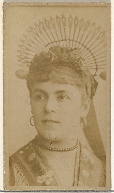 [Actress wearing crown], from the Actors and Actresses series (N145-8) issued by Duke Sons & Co. to promote Duke Cigarettes