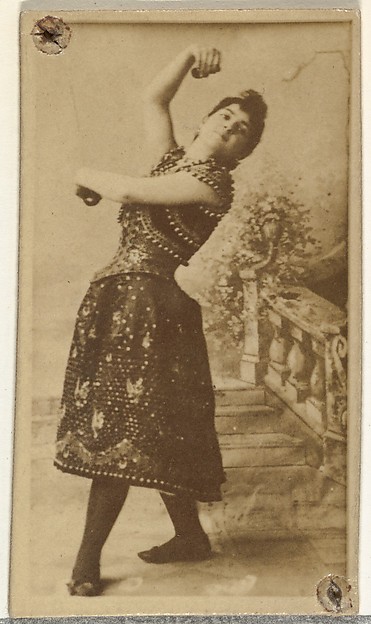 [Dancer], from the Actors and Actresses series (N145-8) issued by Duke Sons & Co. to promote Duke Cigarettes