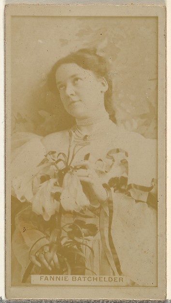 Fannie Batchelder, from the Actors and Actresses series (N145-8) issued by Duke Sons & Co. to promote Duke Cigarettes