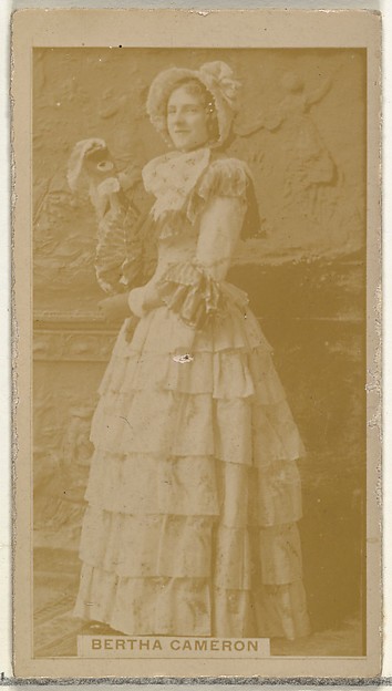 Bertha Cameron, from the Actors and Actresses series (N145-8) issued by Duke Sons & Co. to promote Duke Cigarettes