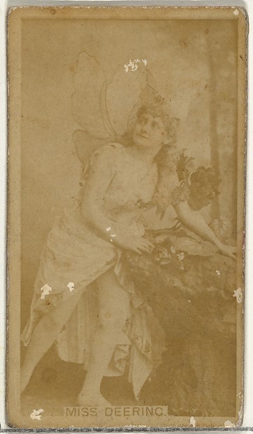 Miss Deering, from the Actors and Actresses series (N145-8) issued by Duke Sons & Co. to promote Duke Cigarettes