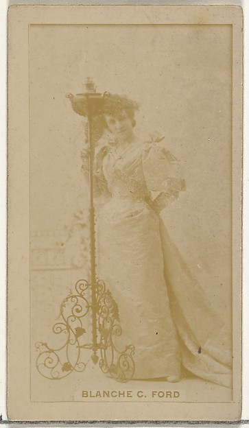Blanche C. Ford, from the Actors and Actresses series (N145-8) issued by Duke Sons & Co. to promote Duke Cigarettes