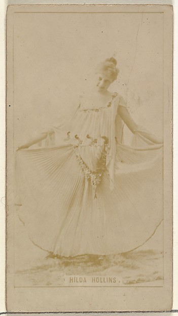 Hilda Hollins, from the Actors and Actresses series (N145-8) issued by Duke Sons & Co. to promote Duke Cigarettes