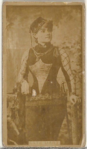 Kate Uart, from the Actors and Actresses series (N145-8) issued by Duke Sons & Co. to promote Duke Cigarettes