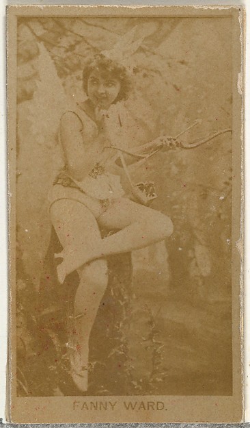 Fanny Ward, from the Actors and Actresses series (N145-8) issued by Duke Sons & Co. to promote Duke Cigarettes