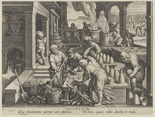 New Inventions of Modern Times [Nova Reperta], The Invention of Sugar Refinery, plate 13