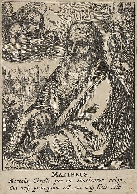 Matthew, from The Four Evangelists by Pieter Feddes van Harlingen