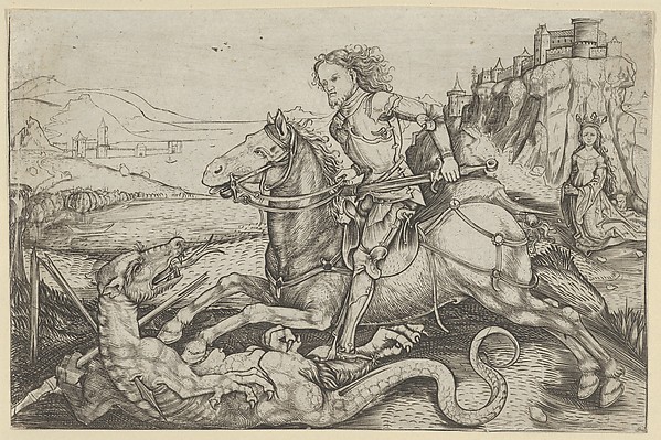 St. George and the Dragon by Master AG