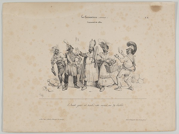 Carnival de 1830 (from La Caricature)