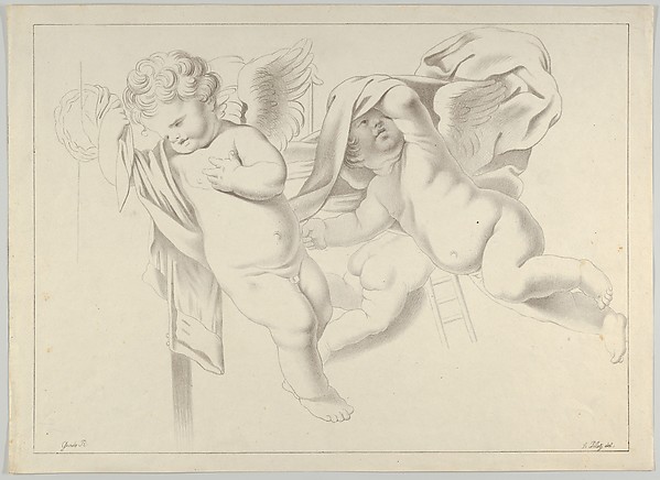 Study of three putti