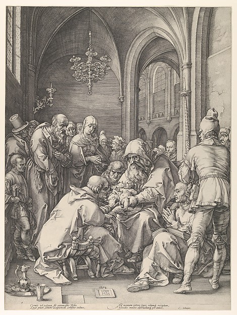 The Circumcision, from "The Life of the Virgin" by Hendrick Goltzius