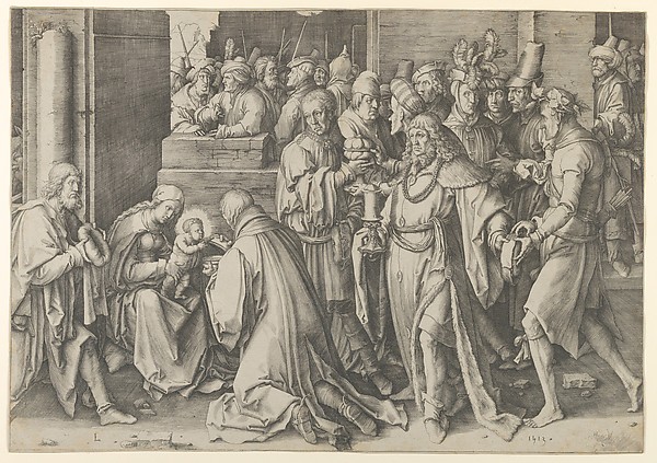 Adoration of the Magi by Lucas van Leyden