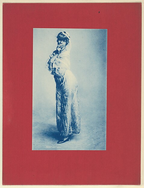 Plate 2, from Little Egypt Actresses series (T2), issued by Monopole Tobacco Works to promote Khedive Egyptian Cigarettes