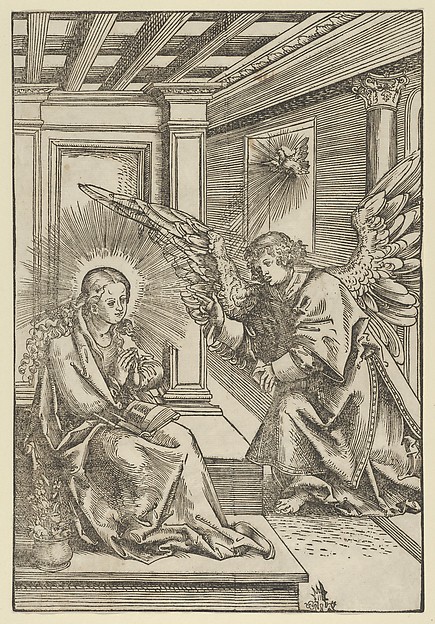 The Annunciation by Lucas Cranach the Elder