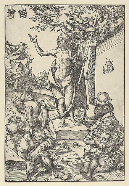 The Resurrection, from "The Passion" by Lucas Cranach the Elder